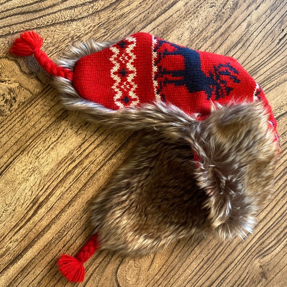 Gap Kids Reindeer Trapper Hat (Toddler) - Picture 3 of 5